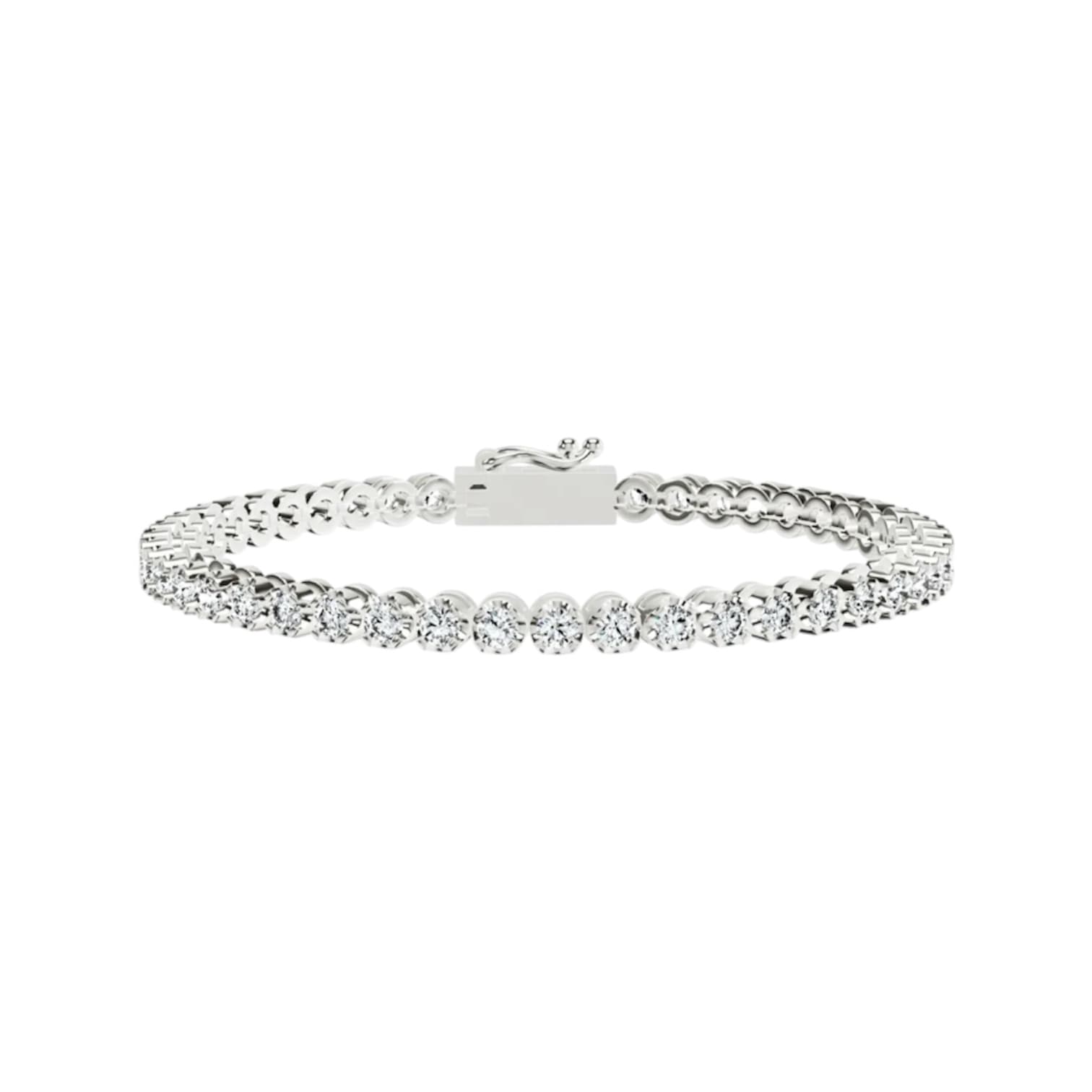 VVS TENNIS BRACELET SILVER